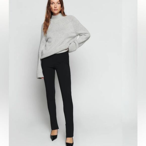 Reformation Graham Pants in Black L $158 - Picture 7 of 7